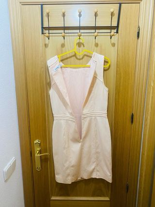 Vestido Pedro del Hierro Nude/Rosa Talla 40