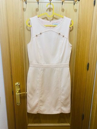 Vestido Pedro del Hierro Nude/Rosa Talla 40