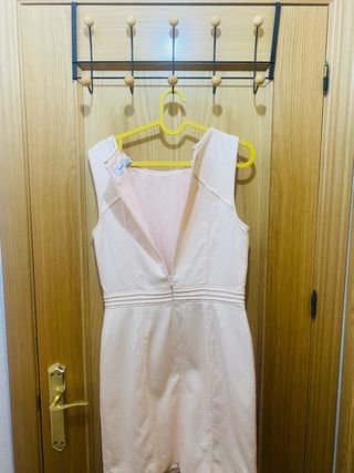 Vestido Pedro del Hierro Nude/Rosa Talla 40