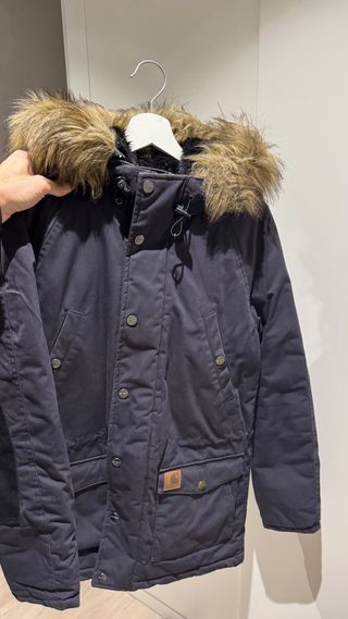 Chaqueta Carhartt Azul con Capucha