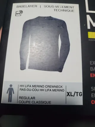 Helly Hansen Lifa Merino Base Layer XL
