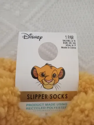 Meias Quentes Disney Simbad Tamanho Único