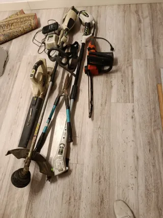 Conjunto Maquinaria Jardín Eléctrica