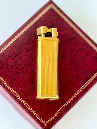 Encendedor Dunhill Unique Chapado Oro Vintage