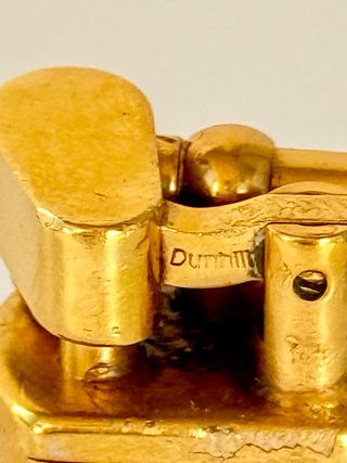 Encendedor Dunhill Unique Chapado Oro Vintage