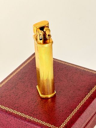 Encendedor Dunhill Unique Chapado Oro Vintage
