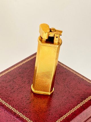 Encendedor Dunhill Unique Chapado Oro Vintage