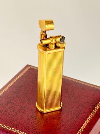 Encendedor Dunhill Unique Chapado Oro Vintage