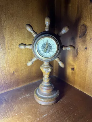 Orologio da tavolo vintage timone