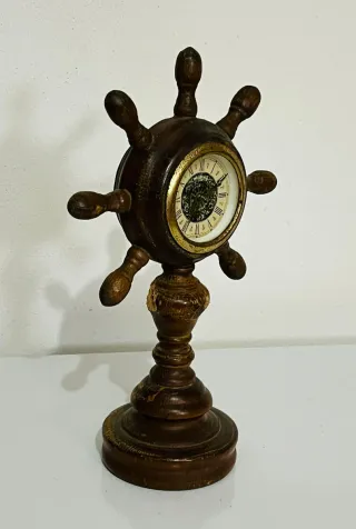 Orologio da tavolo vintage timone