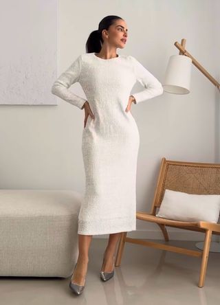 Vestido largo lentejuelas