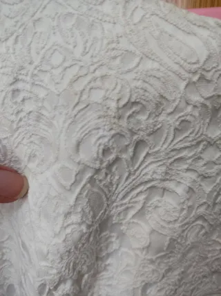 Vestido blanco fiesta mujer talla 46