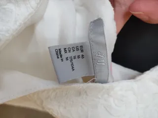 Vestido blanco fiesta mujer talla 46