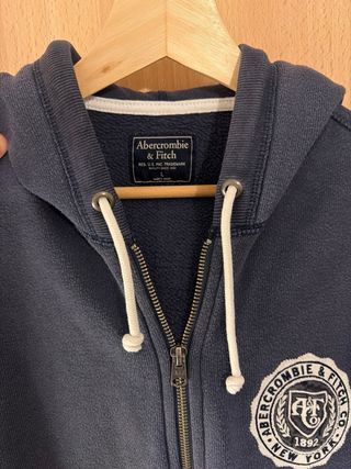 Sudadera Abercrombie & Fitch azul marino L