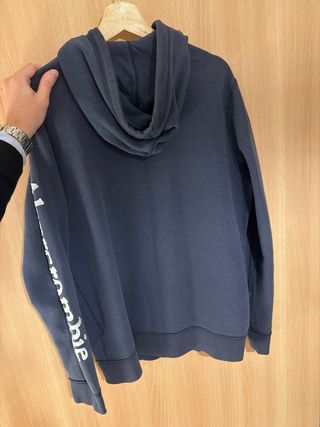 Sudadera Abercrombie & Fitch azul marino L