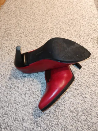 Zapatos tacón piel rojos Desire T39