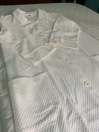 Bata y Camisón Velasco Rosa y Blanco