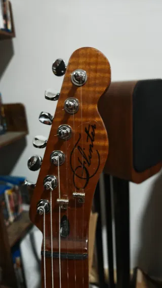 Guitarra Telecaster Custom Diseño Floral