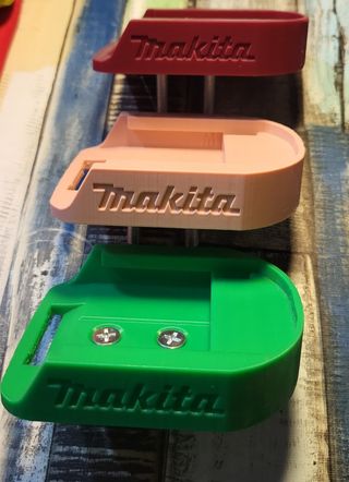 Soportes pared batería Makita