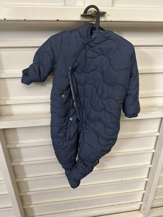 Mono de nieve para bebé azul