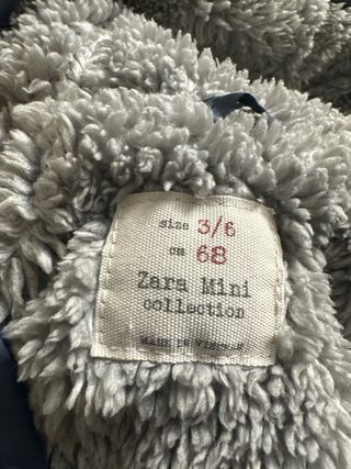 Mono de nieve para bebé azul