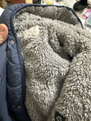 Mono de nieve para bebé azul