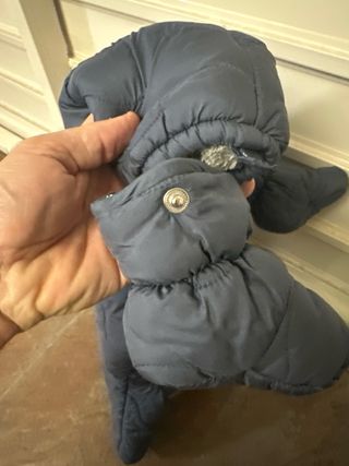 Mono de nieve para bebé azul