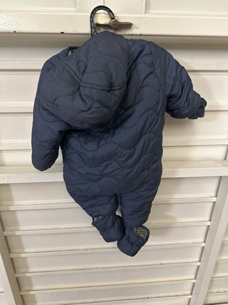 Mono de nieve para bebé azul