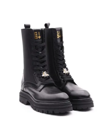 Stivali Gio più pelle neri donna 38