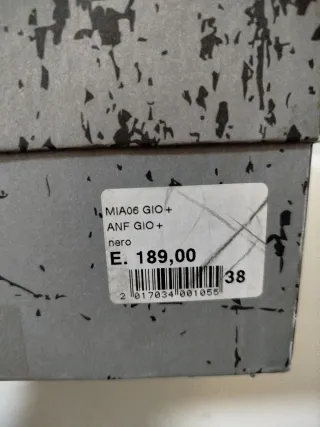 Stivali Gio più pelle neri donna 38