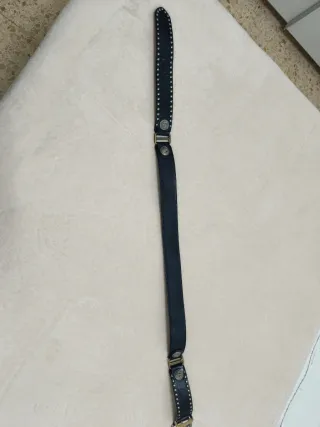 Cinturón Versace Negro Tachuelas