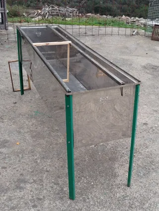 Banco desoperculador de acero inoxidable