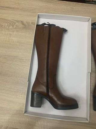 Botas de piel marrones talla 36 nuevas
