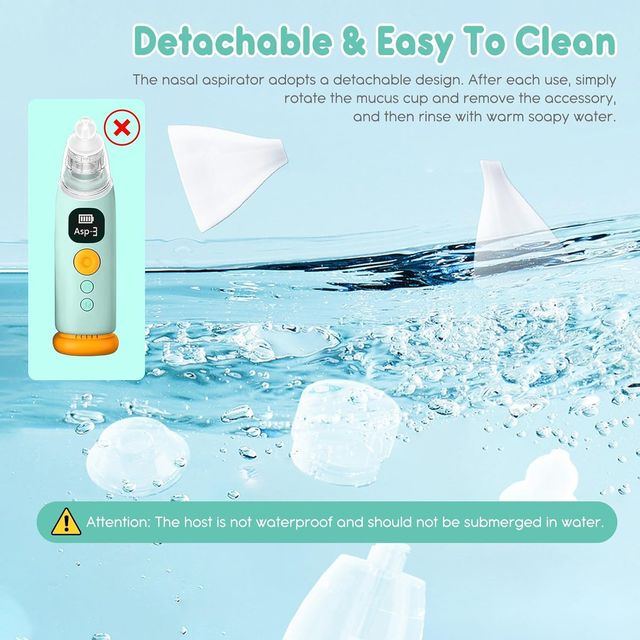 Aspiratore nasale elettrico ricaricabile per neonati