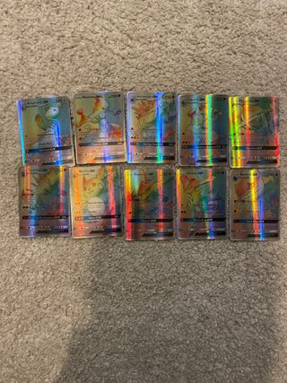 Cartas Pokémon GX Rainbow Rare
