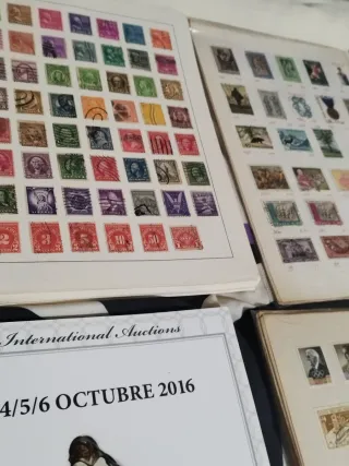 Lote sellos antiguos y otros artículos