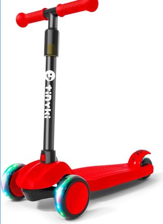 Patinete infantil 3 ruedas luces LED niños +2 años