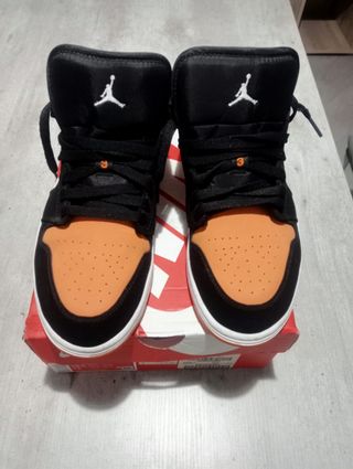 Scarpe Jordan Uomo Nero Arancio
