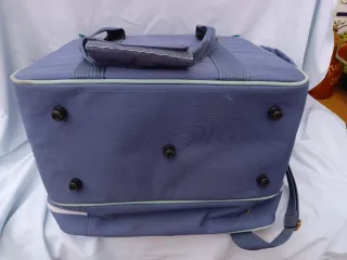 Nevera de camping blanda azul