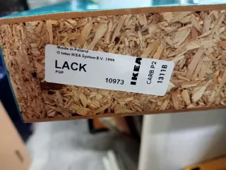 Estantería LACK alto brillo turquesa