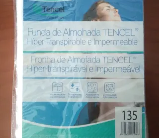 Funda Almohada PIKOLIN IMPERMEABLE 135 cama cojin