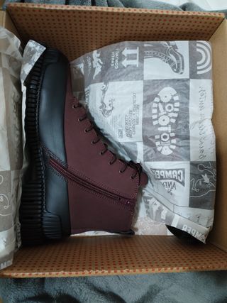 Botas Camper Pix Assorted granate mujer