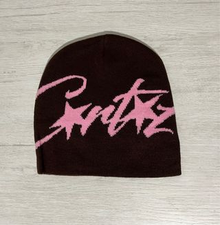 Gorro Corteiz Rosa y Marrón
