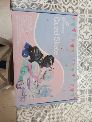 Patines de 4 ruedas infantiles de niña