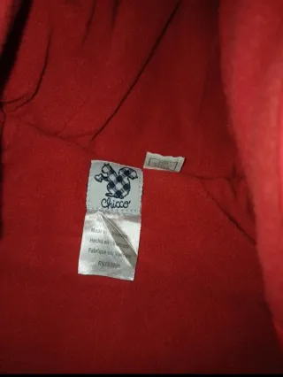 Tuta neonato imbottita rossa Chicco