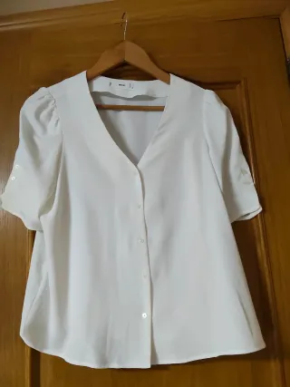 Blusa Mango Blanca