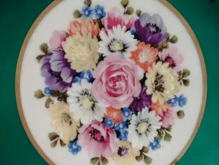 Piatto decorativo porcellana Limoges