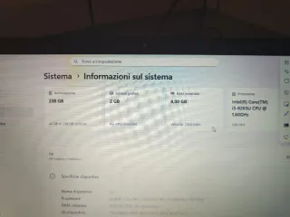 Portatile Hp 15 i5 8gb ram ssd256 Nvidia 15.6"