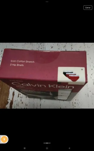 Calvin Klein Slips Hombre Pack 3  originales packs