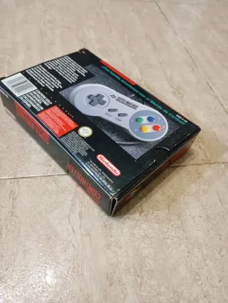 Mando Super Nintendo con Caja y Manual